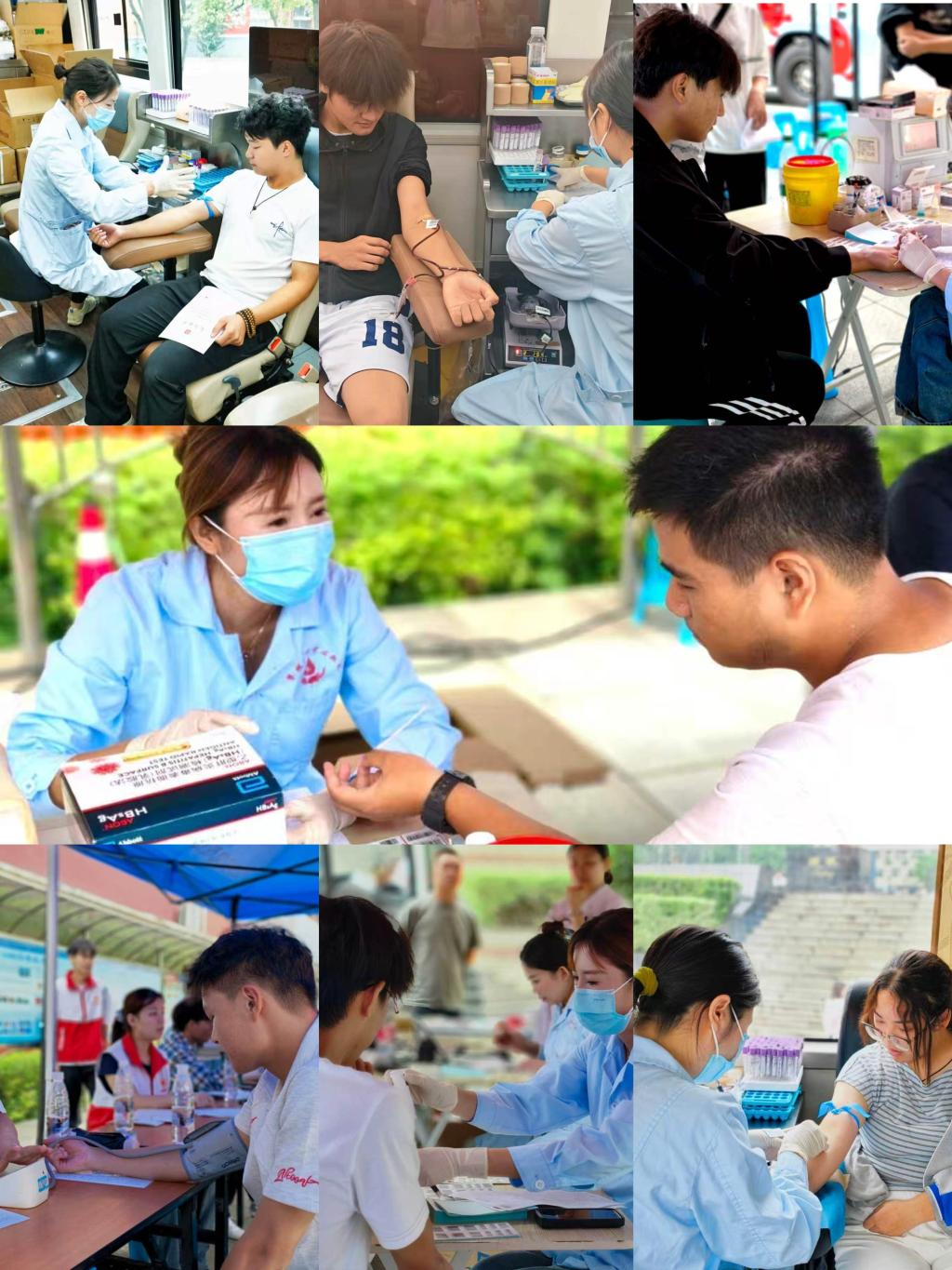 热血献大爱 情暖满校园——新学期学校组织师生开展无偿献血